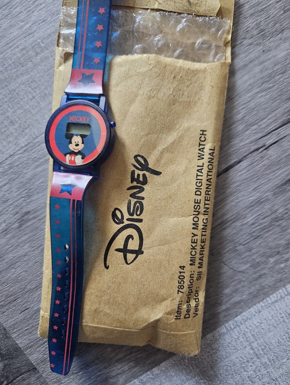 Disney Mickey Mouse Kids Digital Watch - Navy Blue & Red